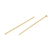 Brass Flat Head Pins KK-H502-01D-G-2