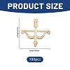 100Pcs Tibetan Style Alloy Pendants FIND-CA0010-59KCG-2