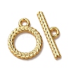 Brass Toggle Clasps KK-Z121-17G-2