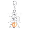 Alloy Angel Pendant Decorations KEYC-PW0009-04C-1