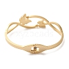 Adjustable Butterfly Torque Bangles BJEW-F474-15G-3