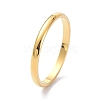 2mm Polished Plain Dome Finger Ring for Girl Women RJEW-C012-05D-G-3