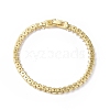 Cubic Zirconia Tennis Bracelet BJEW-L652-24G-02-2