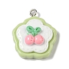 Opaque Resin Pendants RESI-S403-04D-1