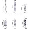 Tibetan Style Alloy Beads TIBEB-NB0001-07-2