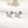 304 Stainless Steel Nose Bone Rings STAS-B126-14P-01-1