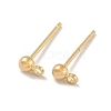 Brass Studs Earring Findings KK-H503-29G-01-1