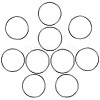 10Pcs 304 Stainless Steel Linking Rings STAS-AR0002-65B-P-1