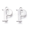 Tarnish Resistant 304 Stainless Steel Charms STAS-H112-P-P-1
