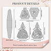 Princess Case Theme Carbon Steel Cutting Dies Stencils DIY-WH0309-2002-2