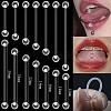 Acrylic Tongue Rings WG0B40E-07-1