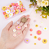 Flatback Hair & Costume Accessories Ornaments Resin Flower Daisy Cabochons CRES-PH0003-18-3