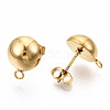 304 Stainless Steel Stud Earring Findings X-STAS-Q225-16B-10mm-3
