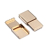 Zinc Alloy Ribbon Crimp Ends FIND-WH0126-13B-KCG-2
