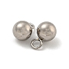 201 Stainless Steel Charms STAS-O004-09C-P-2