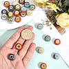 40Pcs 10 Colors Handmade Porcelain Beads PORC-PA0001-34-3