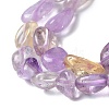 Natural Ametrine Beads Strands G-I351-A11-4