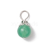 Natural Dyed Malaysia Jade Pendants PALLOY-JF03357-01-2