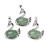 Natural Green Aventurine Pendants G-M385-04P-F-1