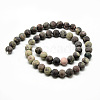 Natural Ocean Jasper Bead Strands X-G-Q462-71-8mm-3