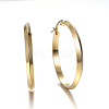 304 Stainless Steel Hoop Earrings EJEW-P091-34A-2