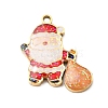 Christmas 304 Stainless Steel Enamel Pendants LS-STAS-B112-02G-02-1
