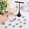 16Pcs Natural Green Aventurine European Beads G-SC0003-03B-4