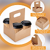 40Pcs Coffee Cup Paper Bags with Hole Handles ABAG-WA0001-02-4