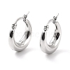 Non-Tarnish 304 Stainless Steel Chunky Hoop Earrings for Women EJEW-F280-06A-P-2