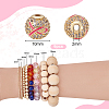 6Pcs Brass Micro Pave Cubic Zirconia Beads KK-PH0011-81-2