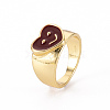 Alloy Enamel Wide Band Rings RJEW-N034-009-RS-4