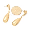 Ion Plating(IP) 304 Stainless Steel Teardrop Dangle Stud Earrings for Women EJEW-A119-12G-5