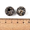 Natural Dalmatian Jasper European Beads G-Q602-09C-08-3