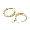 PVD Vacuum Plating 202 Stainless Steel Hoop Earrings EJEW-A041-06G-2