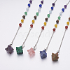 Natural & Synthetic Mixed Stone Dowsing Pendulums MAK-P009-C-1