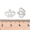 316 Stainless Steel Charms STAS-C096-12H-P-3