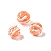 Handmade Gold Sand Enamel Lampwork Beads LAMP-B035-03F-1