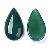 Natural Green Onyx Agate Cabochons G-N326-72I-2