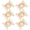 6Sets Zinc Alloy Side Release Buckles FIND-BC0013-98A-1