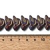 Painted Glass Beads Strands GLAA-Z021-19B-3