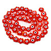 Handmade Evil Eye Lampwork Beads Strands LAMP-N029-018-04-2