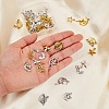 50Pcs 10 Style Starry Sky Theme Alloy Pendants FIND-YW0001-33-7