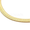 Ion Plating(IP) 304 Stainless Steel Herringbone Chain Necklace for Men Women NJEW-E076-04C-G-2