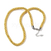 5MM Nylon Twisted Cord Necklace Making FIND-G096-01P-30-1