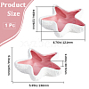 Starfish Ceramic Jewelry Plate AJEW-WH0258-959-2