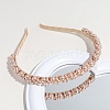 Solid Color Plastic Imitation Pearl Hair Band PW-WG72696-04-1