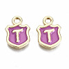 Alloy Enamel Charms ENAM-T012-03T-RS-2