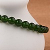 Natural TaiWan Jade Bead Stretch Bracelets BJEW-K212-A-019-2