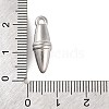 Non-Tarnish 304 Stainless Steel Pendants STAS-Z077-02P-3