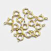 925 Sterling Silver Spring Ring Clasps STER-K167-076B-G-1